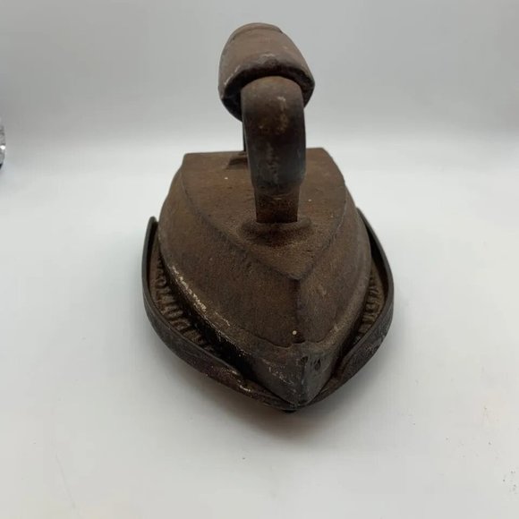 Antique Colebrookdale Iron Co. Pottstown PA Old Fashioned Iron and Base - Picture 3 of 11